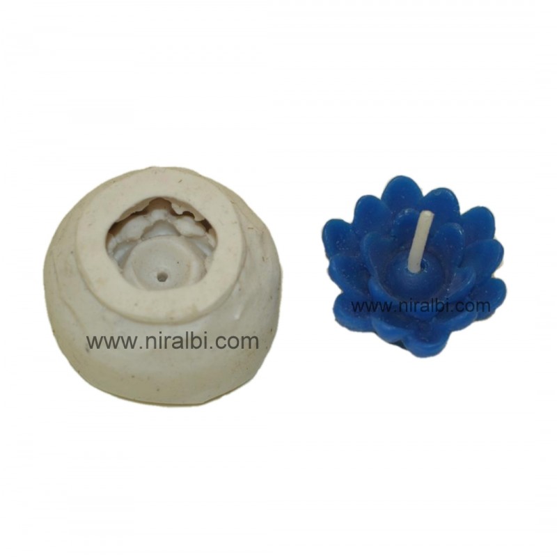 Niral Designer Lotus Flower Candle Mould SL496 Niral Designer Lotus Flower Candle Mould SL496