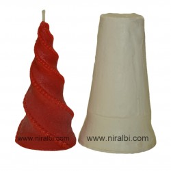 Dotted & Line Pillar Candle Mould