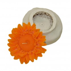 Niral Silicone Rubber Sunflower Candles Molds - 95 gm