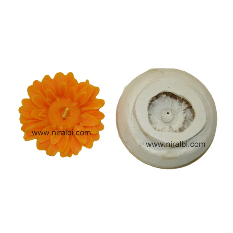 Designer Petals Flower Candle Mould Designer Petals Flower Candle Mould