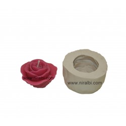 Rose Flower Silicone Candle Mould