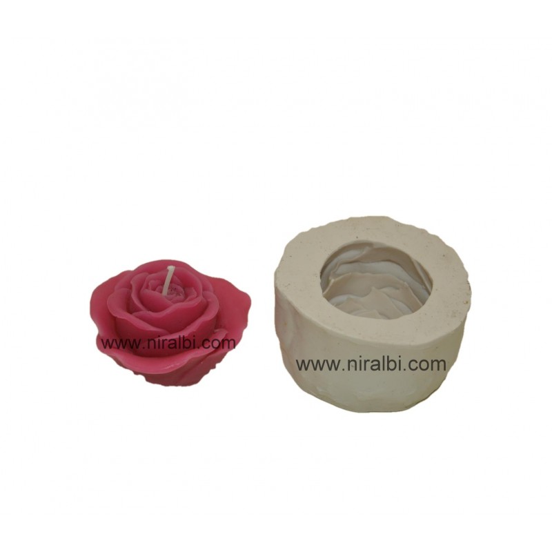 Rose Flower Silicone Candle Mould