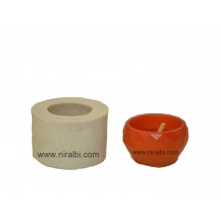 Small 3D Design Hurricane Silicone Candle Mould