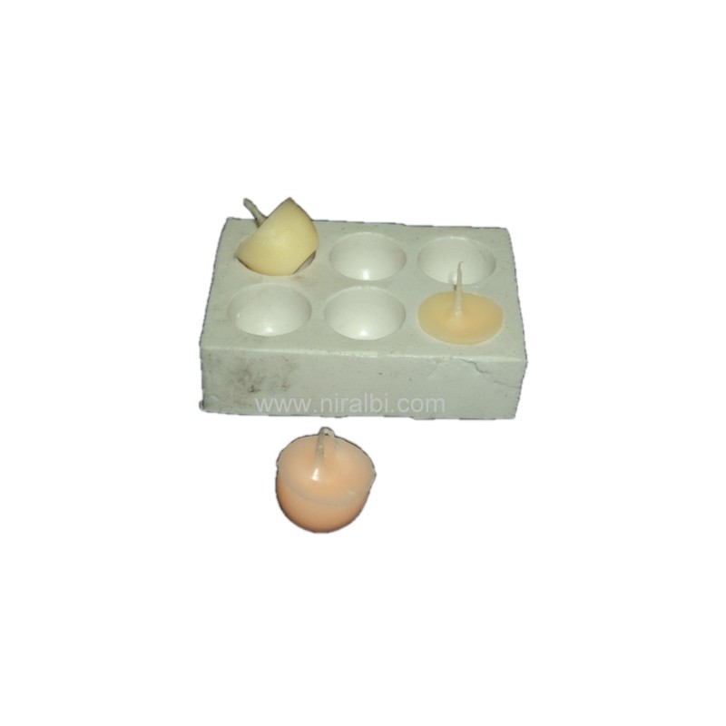 6 Cavity Silicone Pooja Joty Candle Mould 6 Cavity Silicone Pooja Joty Candle Mould