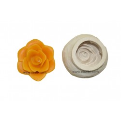 Big Rose Flower Candle Mold