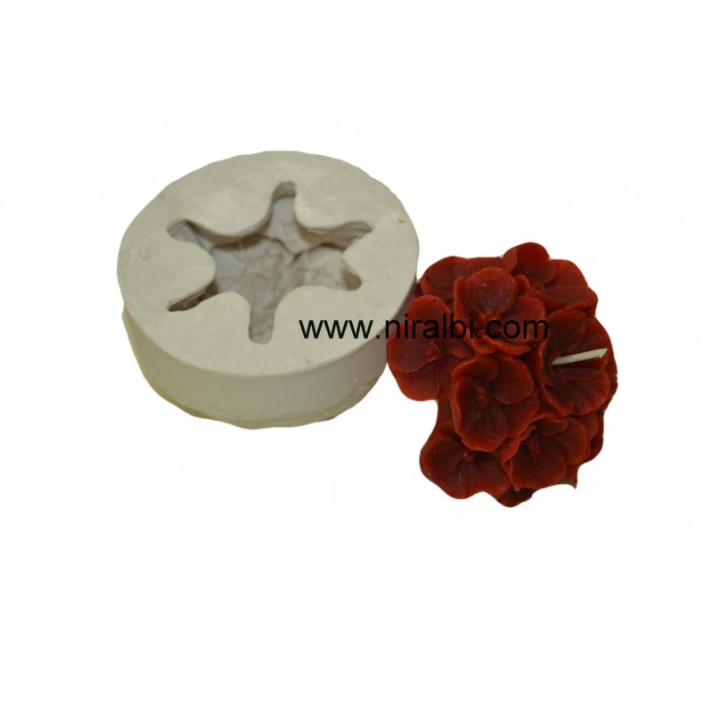 Flower Designer Silicone Rubber Candle Mould Flower Designer Silicone Rubber Candle Mould