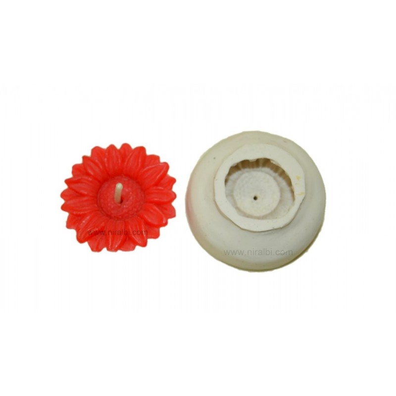 Small Tea Light Flower Candle Mould Small Tea Light Flower Candle Mould