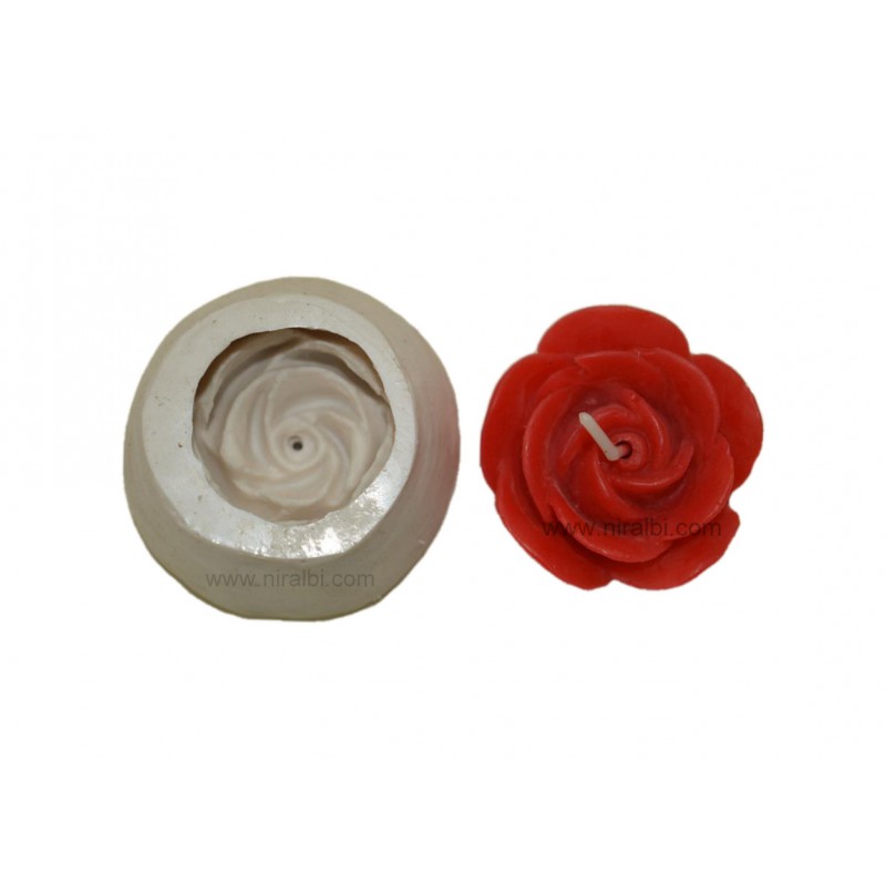 Rose Flower Candle Mould Rose Flower Candle Mould