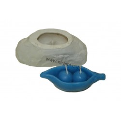 Designer Skinned Green Peas Silicone Candle Mould