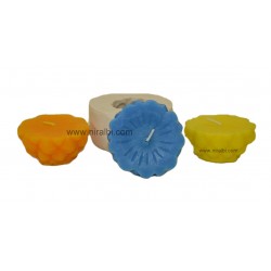 Designer Half Pineapple Silicone Niral Candle Mould