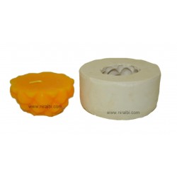 SL283, Half Pineapple Silicone Candle Mould