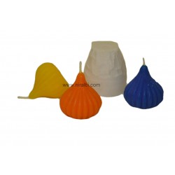 Big Modak Shape Rubber Candle Making Mold, Niral Crafting Candle Mold