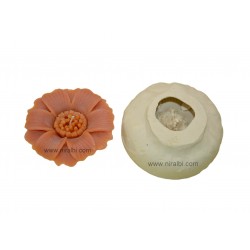 Designer flower candle mould - SL516 Niral Industries