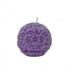 Silicone Rose Flower Ball Candle Making Mould
