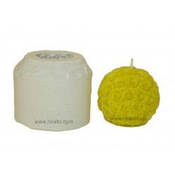 Attractive Rose Flower Rubber Candle Mold