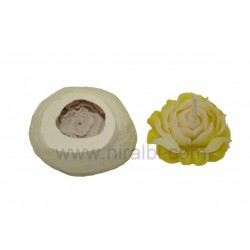 Designer Rose flower Silicone candle Mould, Order Online Niral Industries