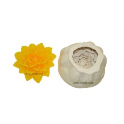 Triangle Petals Designer Silicone Candle Mould, Hobby, Crafting, 3D Design, Niral Industries
