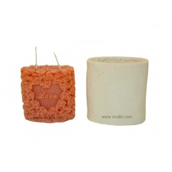 Rose Love Silicone Candle Mould - SL523 Niral Industries