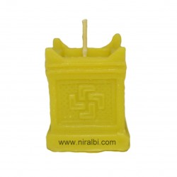 Tulsi Kyaro Pillar Silicone Candle Mould - SL563 Niral Industries