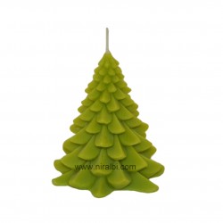 Big Christmas Tree Pillar Candle Mould - SL567 Niral Industries