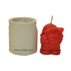 Santa Claus Pillar Big size Candle Mold, home made, giftings, offers