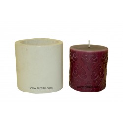 Small Designer Pillar Silicone Candle Mould - SL530 Niral Industries