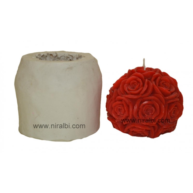 Big Rose Ball Candle Mould, Order Online Niral Industries Big Rose Ball Candle Mould, Order Online Niral Industries