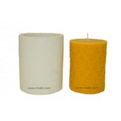Medium Designer Pillar Silicone Candle Mould - SL531 Niral Industries