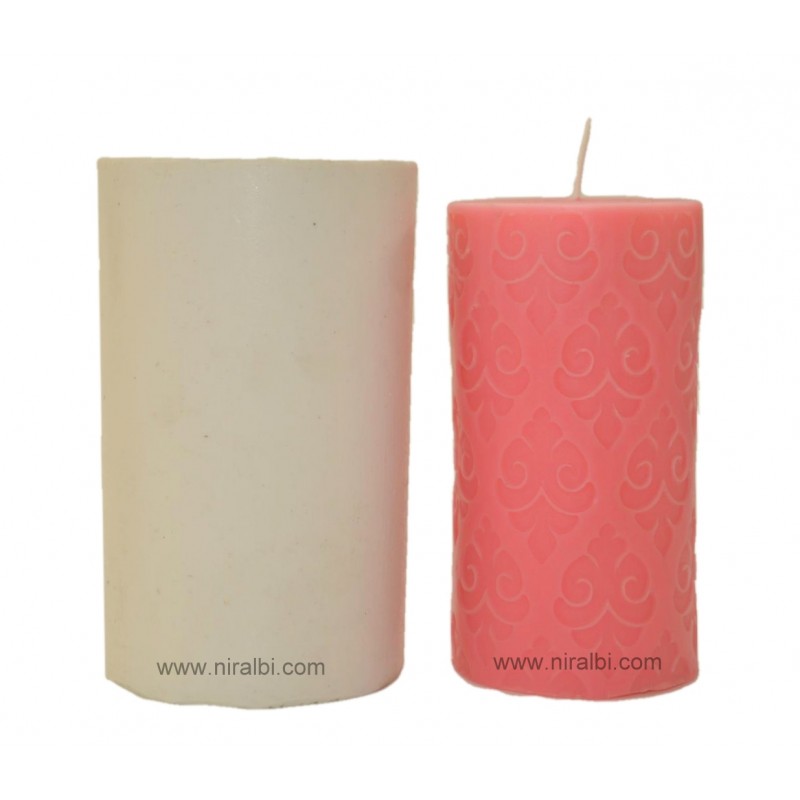 Large Designer Pillar Silicone Candle Mould - SL532 Niral Industries Large Designer Pillar Silicone Candle Mould - SL532 Niral Industries