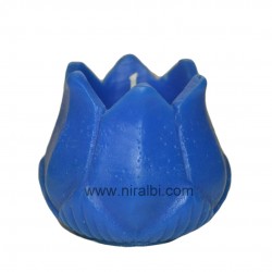 Small Lotus Flower Hurricane Candle Mould, Order Online Niral Industries