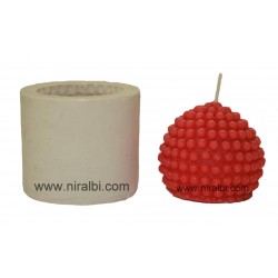 Big Dotted Round Shape Silicone Candle Mould, Hobby, Craft, DIY kits