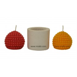 Big Dotted Round Shape Silicone Candle Mould - SL549 Niral Industries
