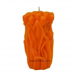 Rose Bud Bouquet Pillar Silicone Candle Mould, Order Online Niral Industries