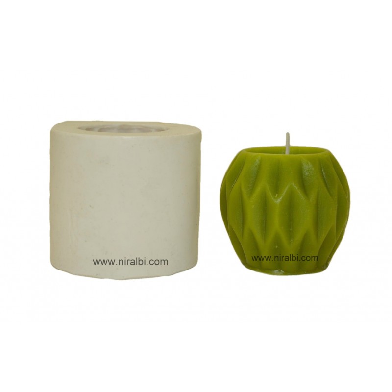 Three Dimensional Geometric Texture Candle Mould - SL596 Niral Industries Three Dimensional Geometric Texture Candle Mould - SL596 Niral Industries