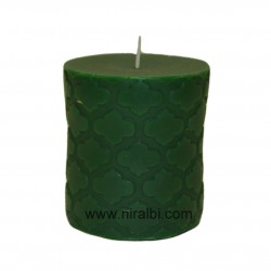 Small Designer Pillar Silicone Candle Mould