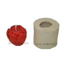 Niral Rose Bud Candle Rubber Molds