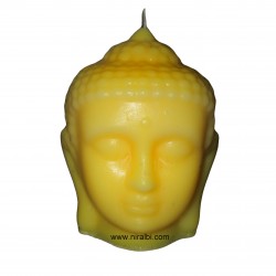 Niral Plain Rubber buddha face candle mould SL463
