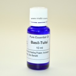Basil Tulsi FragranceOil for Soap, Shampoo, Creams Daily use - Niral Industries - 10 ml