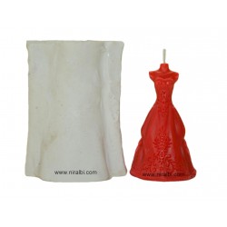 Wedding Gown/Dress Silicone Candle Mould - Niral Industries