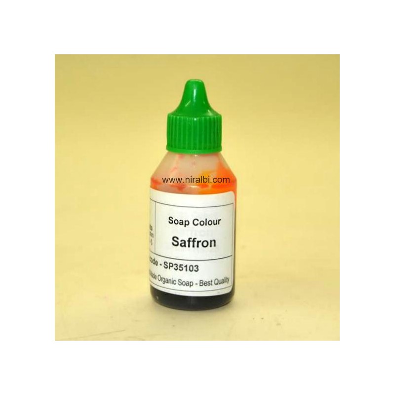 Saffron Soap Colour 20 ml - SP35103 Niral Industries Saffron Soap Colour 20 ml - SP35103 Niral Industries