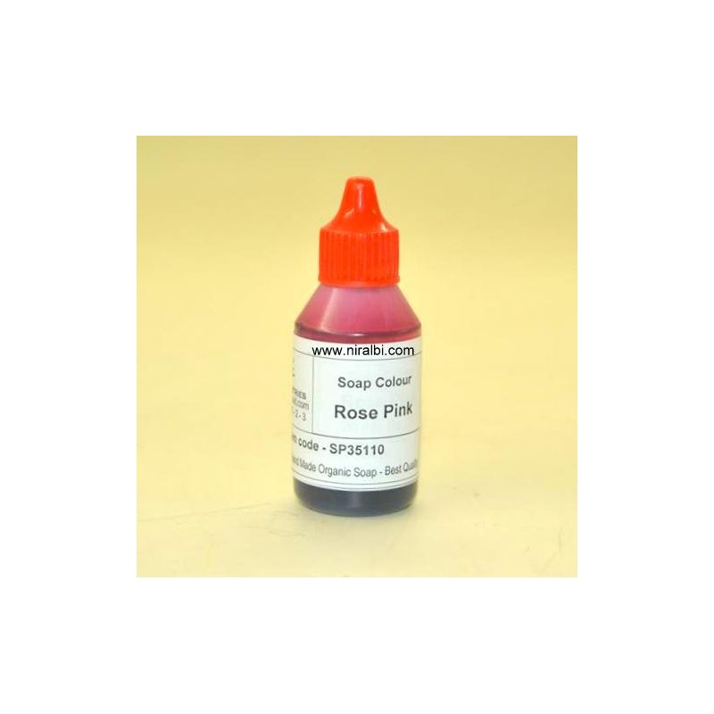 Rose pink Soap Colour 20ml - SP35110 Niral Industries Rose pink Soap Colour 20ml - SP35110 Niral Industries