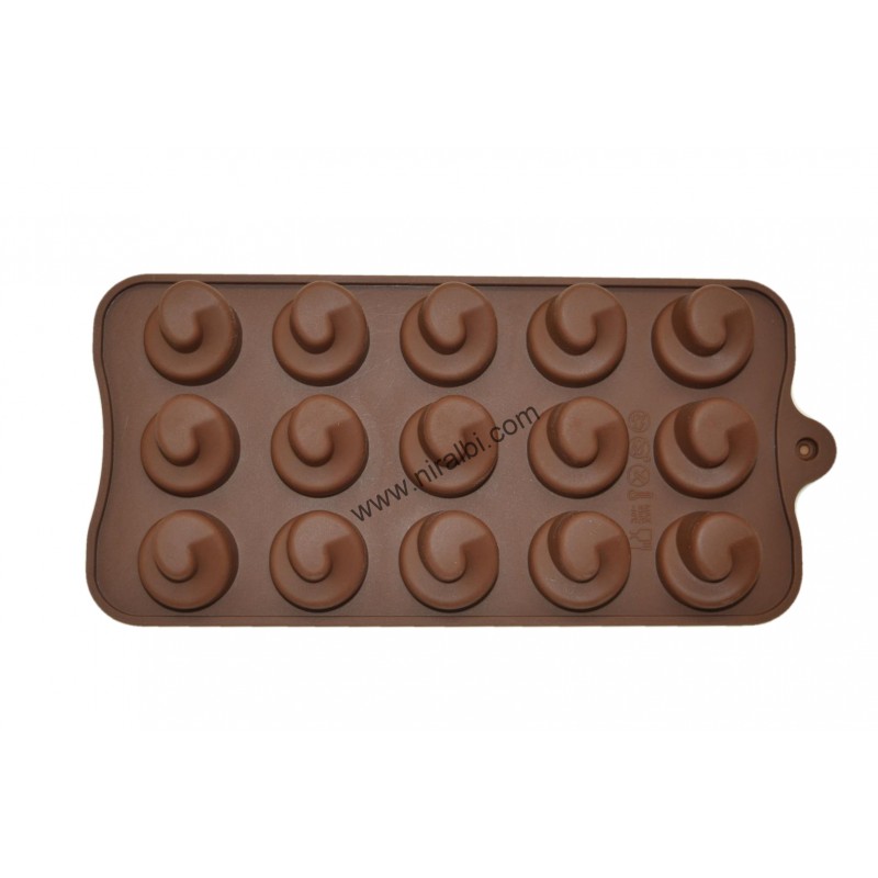 Swirl Twirl Chocolate Mould, Niral Industries Swirl Twirl Chocolate Mould, Niral Industries