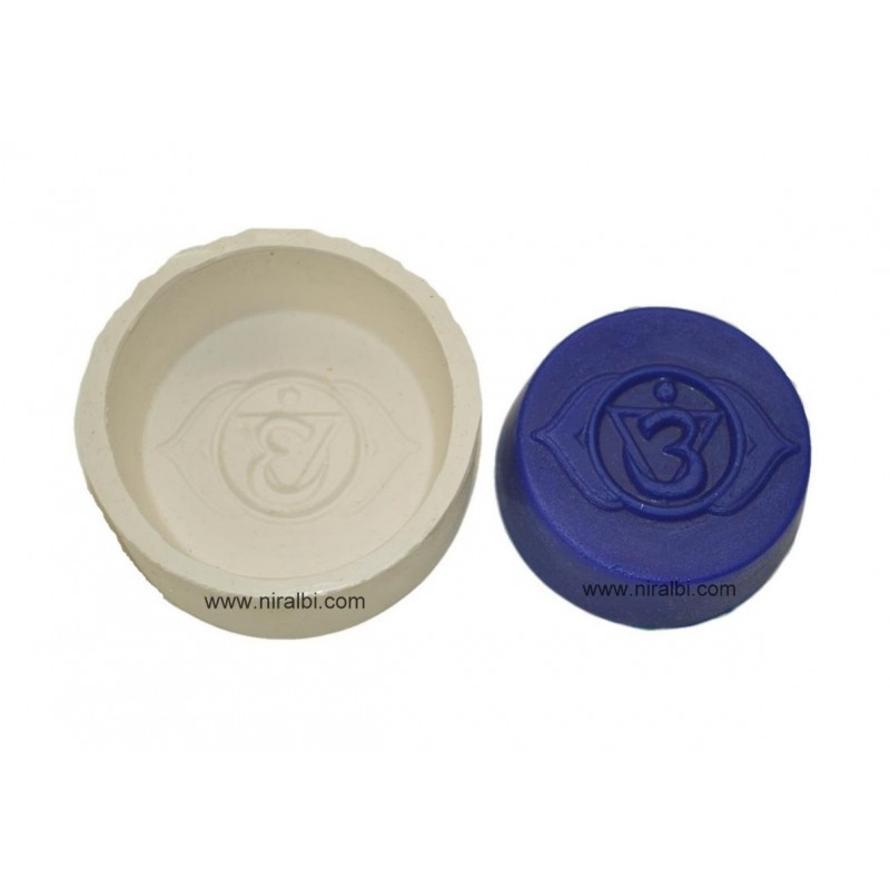 Ajna 3rd Eye Chakars Silicone Soap Making Mold Ajna 3rd Eye Chakars Silicone Soap Making Mold