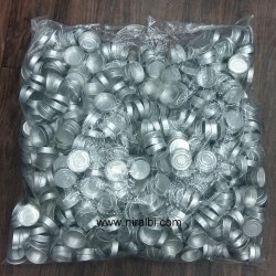 Niral Silver T Light Containers (1000 pcs) 35 x 10