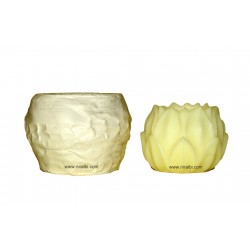 Niral Industries, Extra Large Lotus Designer Candle Mould, Wt - 355 gm