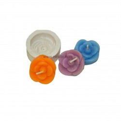 Niral Small Rubber Rose Candle Mould