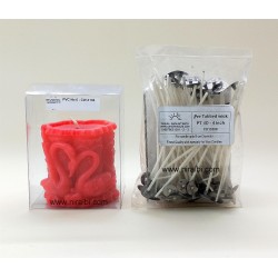 PVC And Wick For Pillar Candles