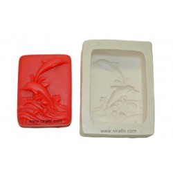 Dolphine Rubber Soap Mould