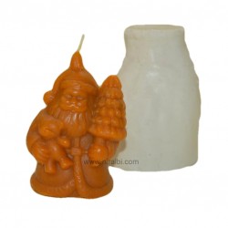 Niral Santa Claus with Teddy And Gift Silicone Mould