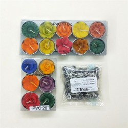 Suggested PVC And Wick For Small Floating Candles